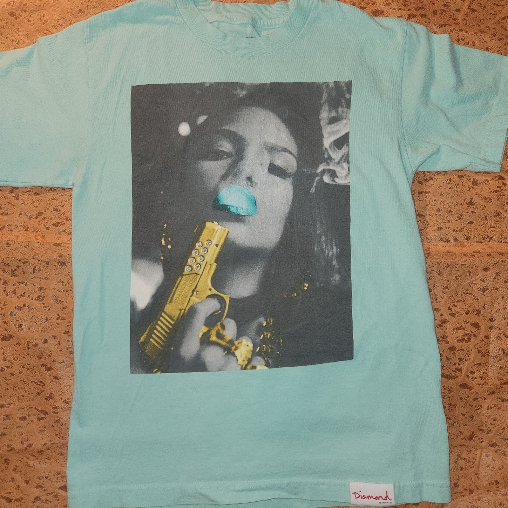 Diamond x Cassie Teal Tshirt